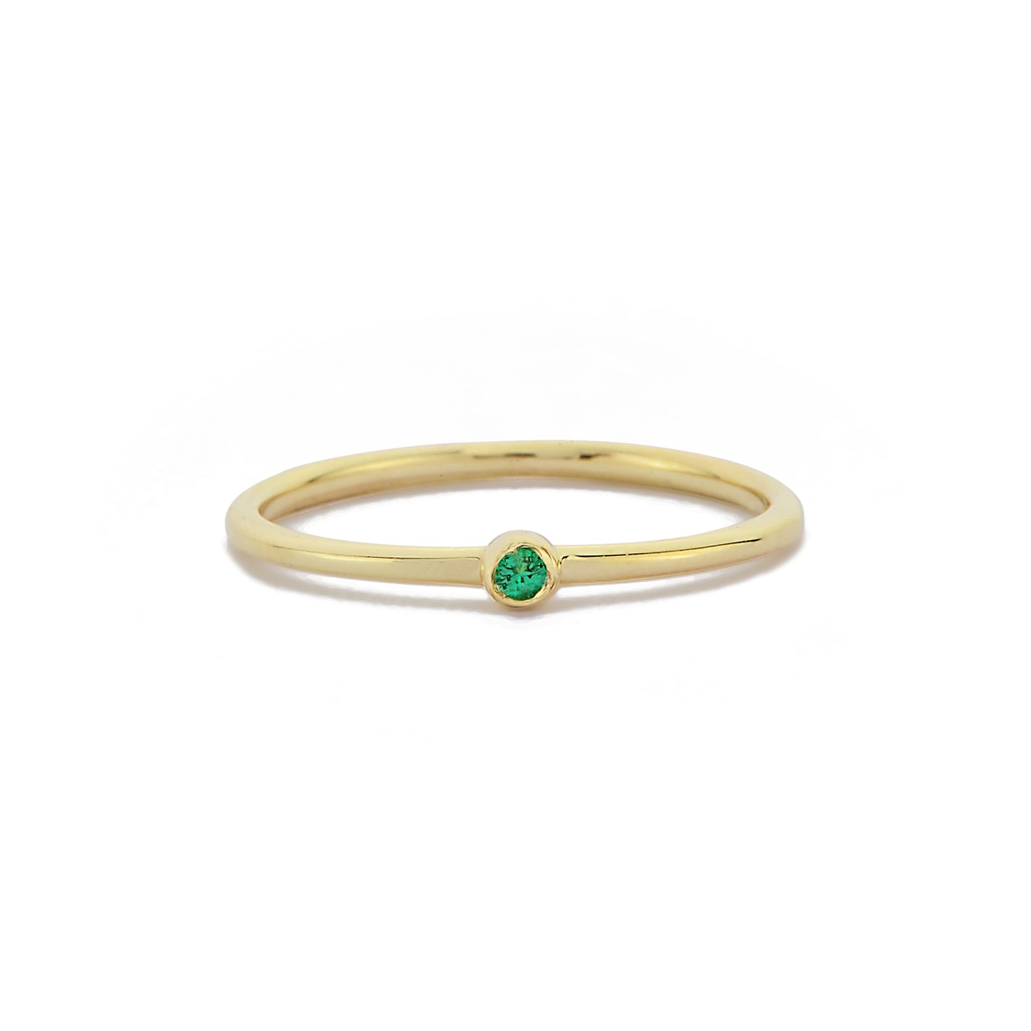 verdwijnen elke keer stam Minimalistische Ring Met Groene Smaragd Diamanten Futuristische Ring, – 2bs  jewelry